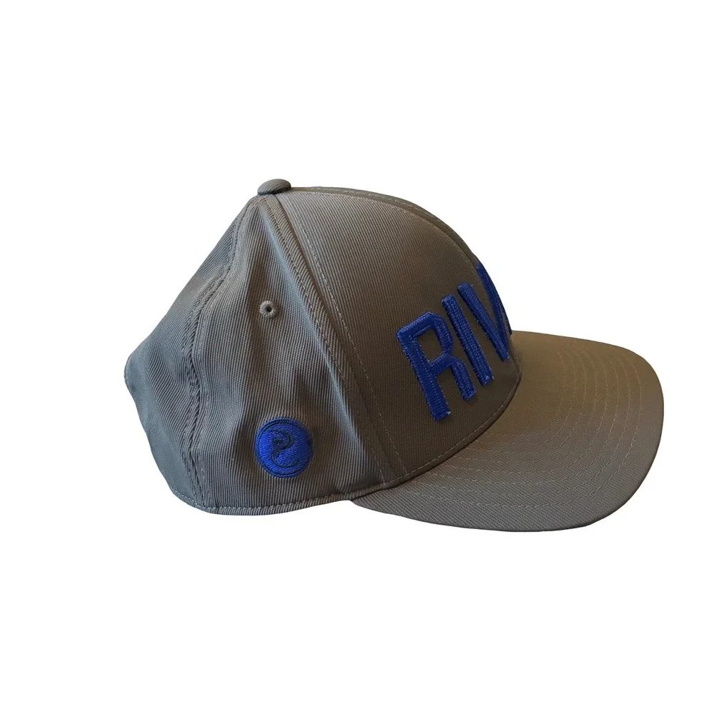 G/FORE River Golf Snapback Hat Grey Blue 110 Flexfit Tech Mens Cap Adjustable